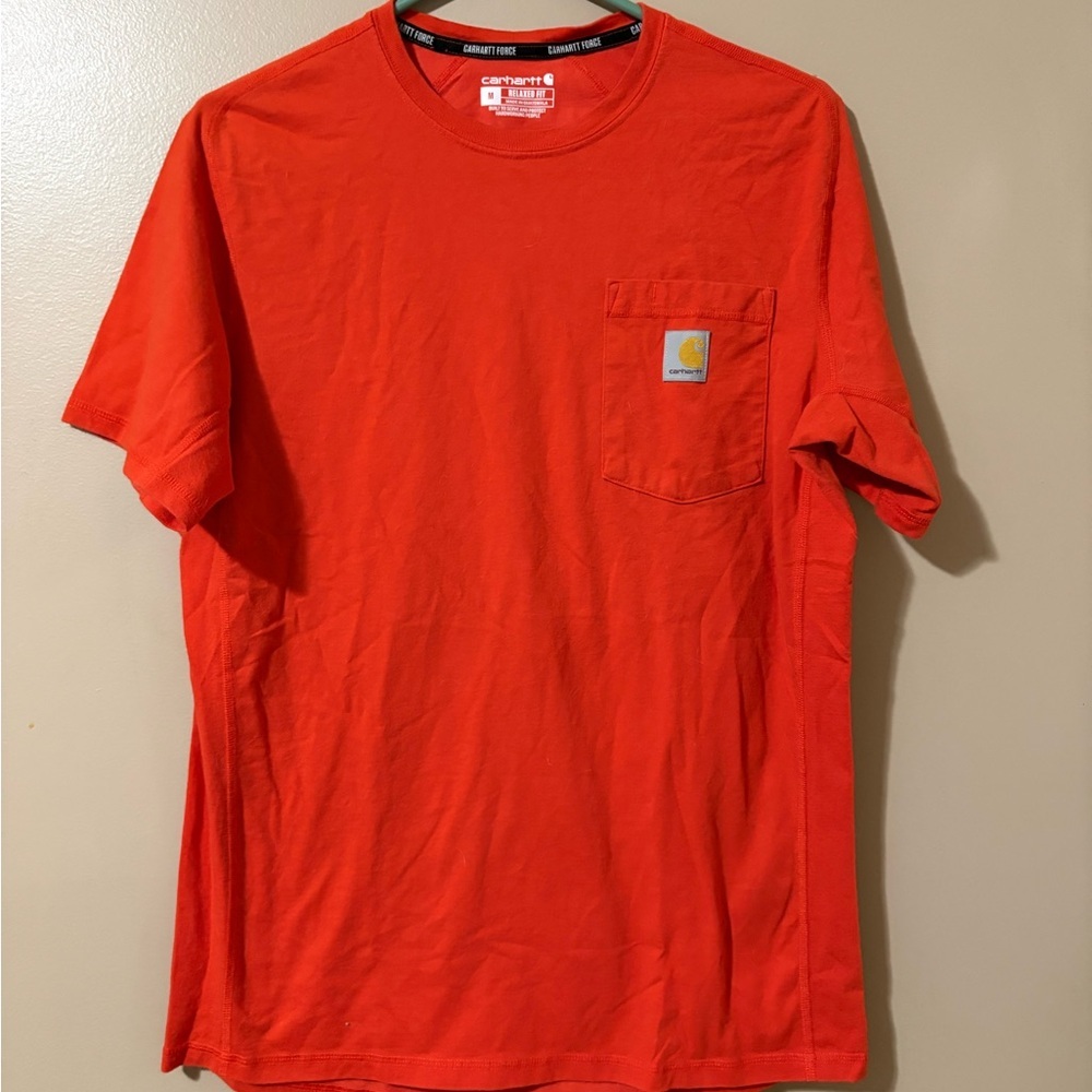 Carhartt Men's Bright Orange Short Sleeve Tee